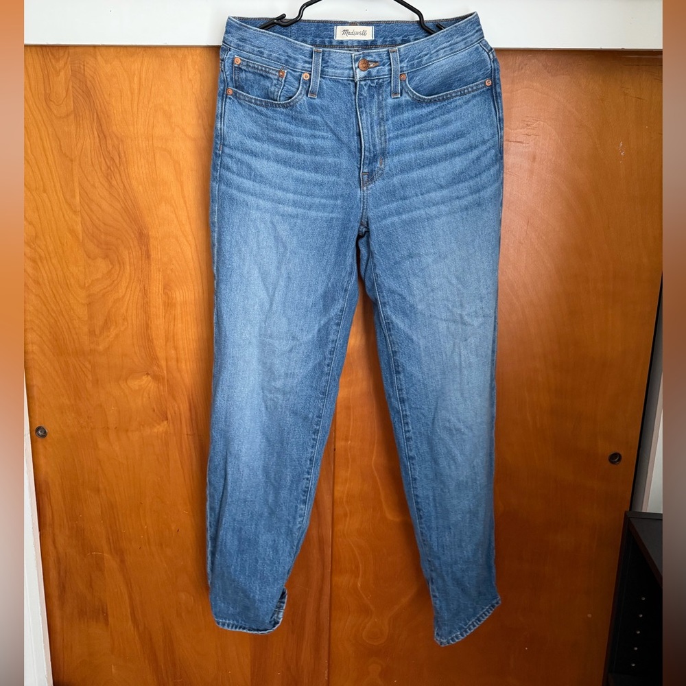 Madewell Women's Straight Leg Blue Jeans
